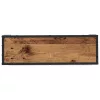  Falpolc polcokkal Falra szerelhető Öreg fa 65 x 20 x 60 cm