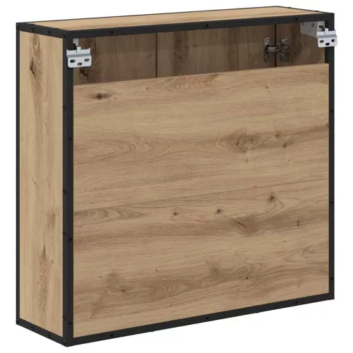  Falpolc polcokkal tárolóval Artisan tölgy 65 x 20 x 60 cm