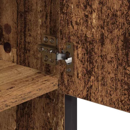  Falpolc polcokkal Falra szerelhető Öreg fa 65 x 20 x 60 cm