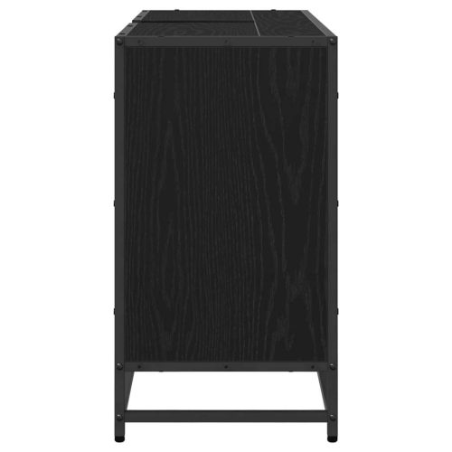  Fürdőszobai mosdószekrény Musta tammi 90 x 33 x 60 cm Faanyag