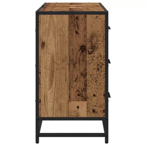  Fürdőszoba Székény fiókkal Öreg fa 80 x 33 x 60 cm Faanyag