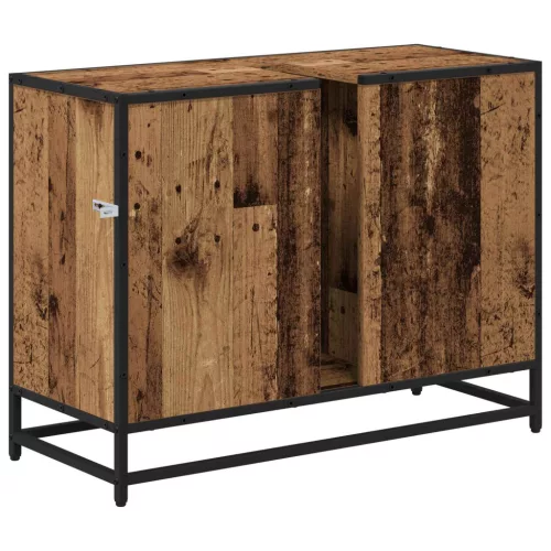  Fürdőszoba Székény fiókkal Öreg fa 80 x 33 x 60 cm Faanyag