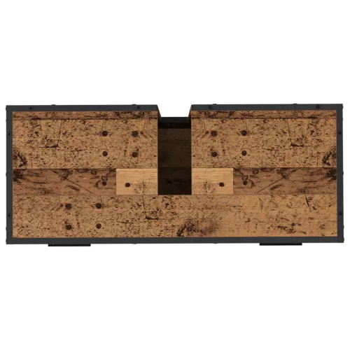  Fürdőszoba Székény fiókkal Öreg fa 80 x 33 x 60 cm Faanyag