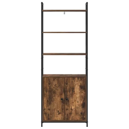  Könyvespolc Füstölt tölgy 60 x 24 x 161 cm Faanyag