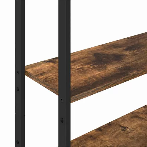  Könyvespolc Füstölt tölgy 60 x 24 x 161 cm Faanyag