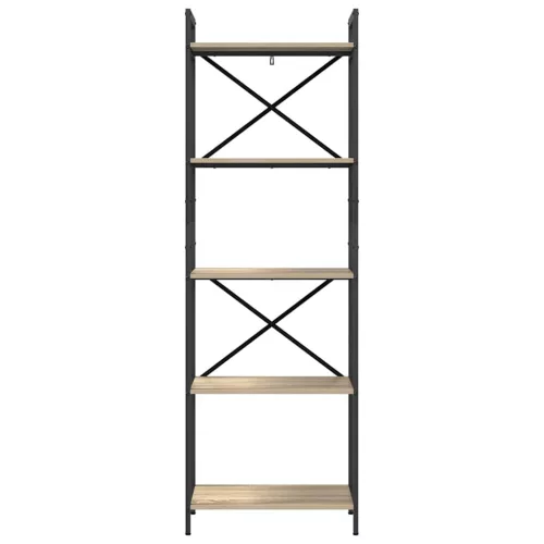  Könyvespolc Sonoma tölgy 56 x 34 x 171 cm Faanyag