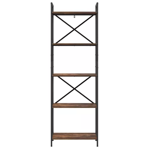  Könyvespolc Füstölt tölgy 56 x 34 x 171 cm Faanyag