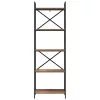  Könyvespolc Öreg fa 56 x 34 x 171 cm Faanyag