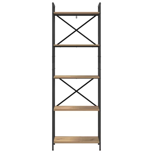  Könyvespolc Artisan tölgy 56 x 34 x 171 cm Faanyag