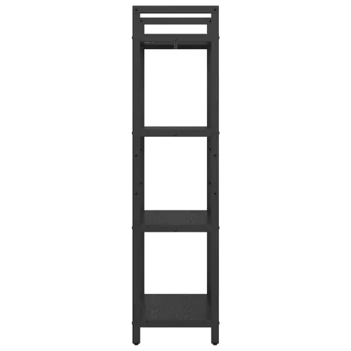  Könyvespolc Fekete tölgy 56 x 34 x 133,5 cm Faanyag