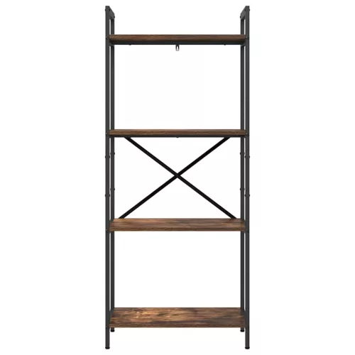  Könyvespolc Füstölt tölgy 56 x 34 x 133,5 cm Faanyag