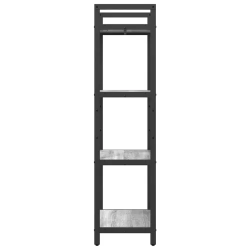  Könyvespolc Szürke Sonoma 56 x 34 x 133,5 cm Faanyag