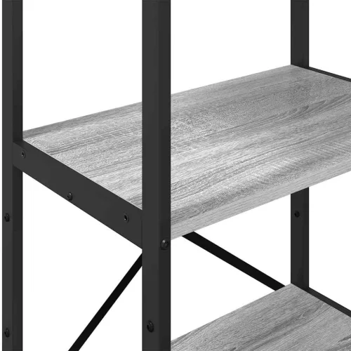  Könyvespolc Szürke Sonoma 56 x 34 x 133,5 cm Faanyag