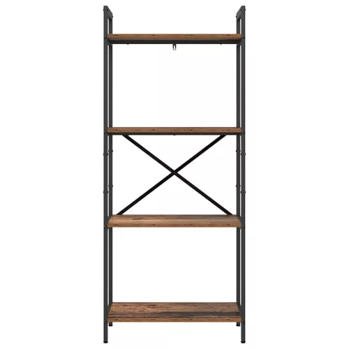  Könyvespolc Öreg fa 56 x 34 x 133,5 cm Faanyag