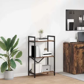  Könyvespolc Füstölt tölgy 56 x 34 x 96 cm Faanyag