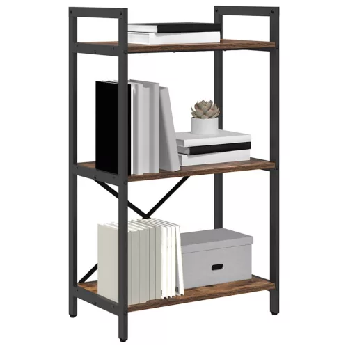  Könyvespolc Füstölt tölgy 56 x 34 x 96 cm Faanyag