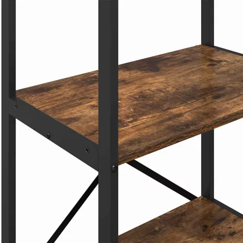  Könyvespolc Füstölt tölgy 56 x 34 x 96 cm Faanyag