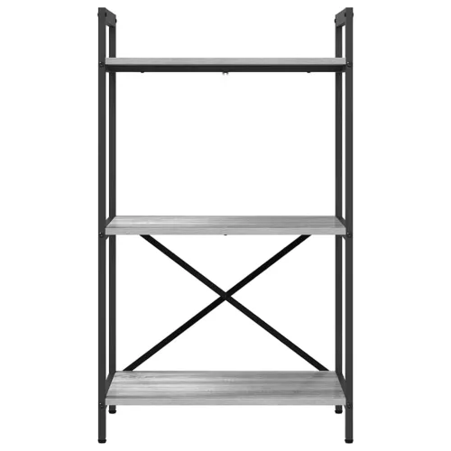  Könyvespolc Szürke Sonoma 56 x 34 x 96 cm Faanyag