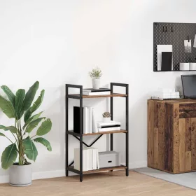  Könyvespolc Öreg fa 56 x 34 x 96 cm Faanyag