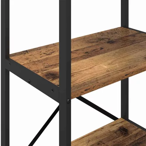  Könyvespolc Öreg fa 56 x 34 x 96 cm Faanyag