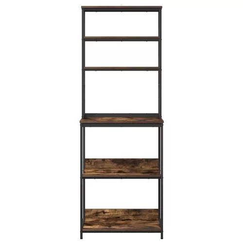  Konyhai polc Füstölt tölgy 60 x 40 x 168 cm Faanyag