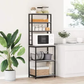  Konyhai polc Szürke Sonoma 60 x 40 x 168 cm Faanyag