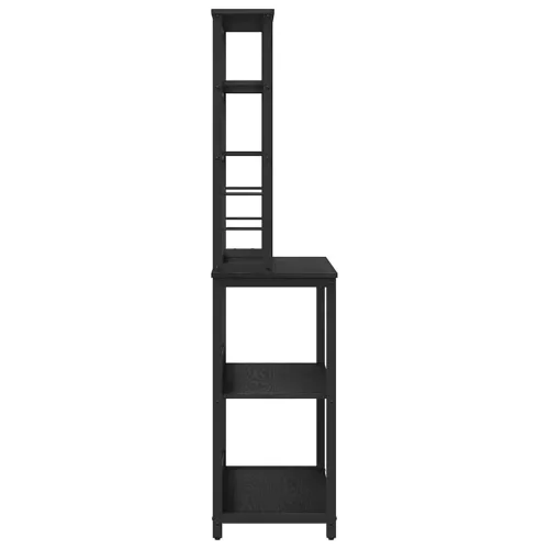  Konyhai polc Fekete tölgy 80 x 40 x 168 cm Faanyag