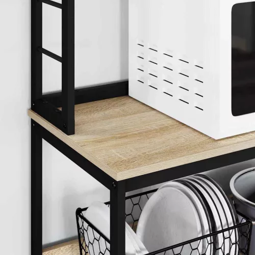  Konyhai polc Sonoma tölgy 80 x 40 x 168 cm Faanyag