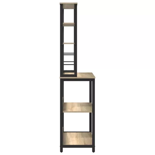  Konyhai polc Sonoma tölgy 80 x 40 x 168 cm Faanyag