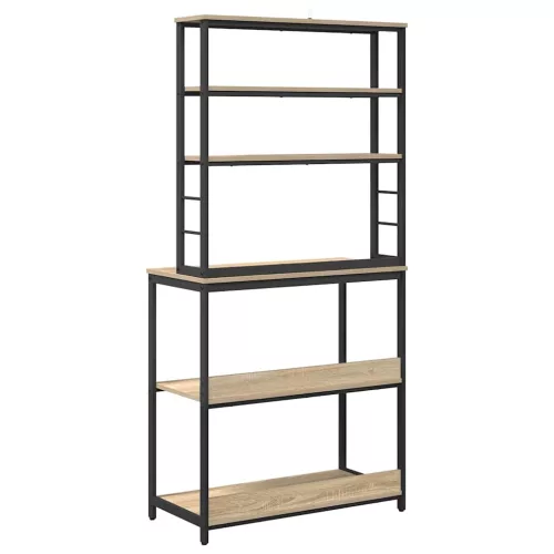  Konyhai polc Sonoma tölgy 80 x 40 x 168 cm Faanyag