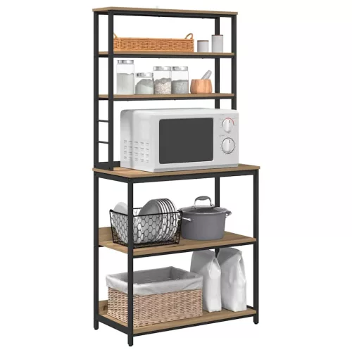  Konyhai polc Artisan tölgy 80 x 40 x 168 cm Faanyag