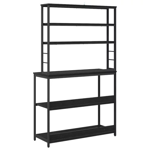  Konyhai polc Fekete tölgy 100 x 40 x 168 cm Faanyag