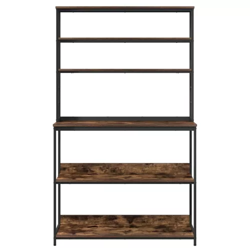  Konyhai polc Füstölt tölgy 100 x 40 x 168 cm Faanyag