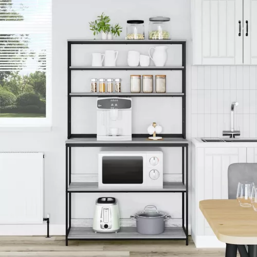  Konyhai polc Szürke Sonoma 100 x 40 x 168 cm Faanyag