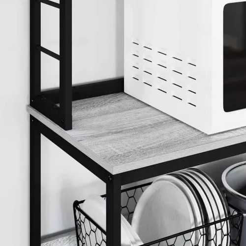  Konyhai polc Szürke Sonoma 100 x 40 x 168 cm Faanyag