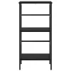  Könyvespolc Fekete tölgy 40 x 29,5 x 81 cm Faanyag