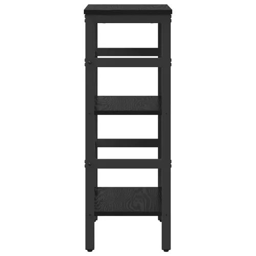  Könyvespolc Fekete tölgy 40 x 29,5 x 81 cm Faanyag