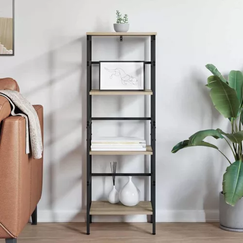  Könyvespolc Sonoma tölgy 40 x 29,5 x 115 cm Faanyag