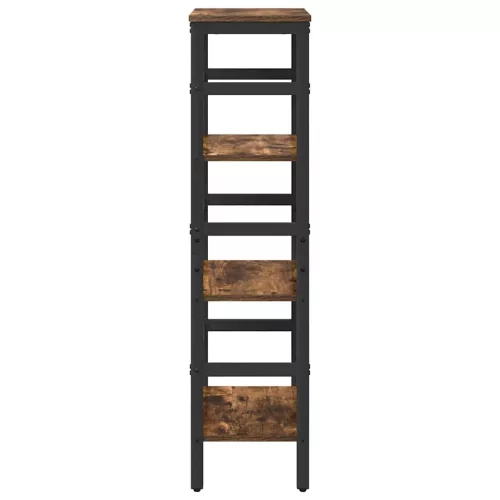  Könyvespolc Füstölt tölgy 40 x 29,5 x 115 cm Faanyag