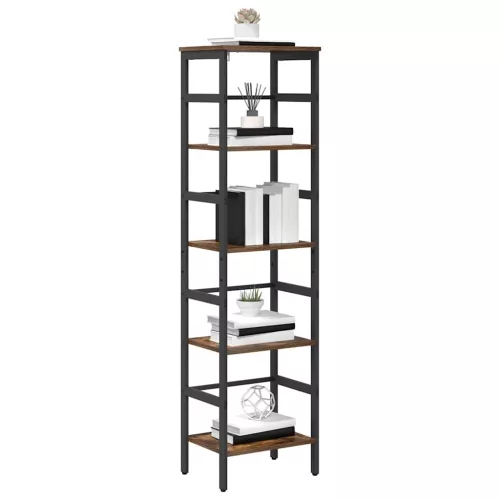  Könyvespolc Füstölt tölgy 40 x 29,5 x 149 cm Faanyag