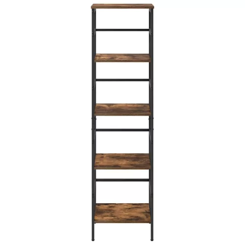  Könyvespolc Füstölt tölgy 40 x 29,5 x 149 cm Faanyag
