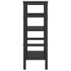  Könyvespolc Fekete tölgy 60 x 29,5 x 81 cm Faanyag