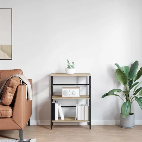  Könyvespolc Sonoma tölgy 60 x 29,5 x 81 cm Faanyag