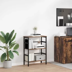  Könyvespolc Füstölt tölgy 60 x 29,5 x 81 cm Faanyag