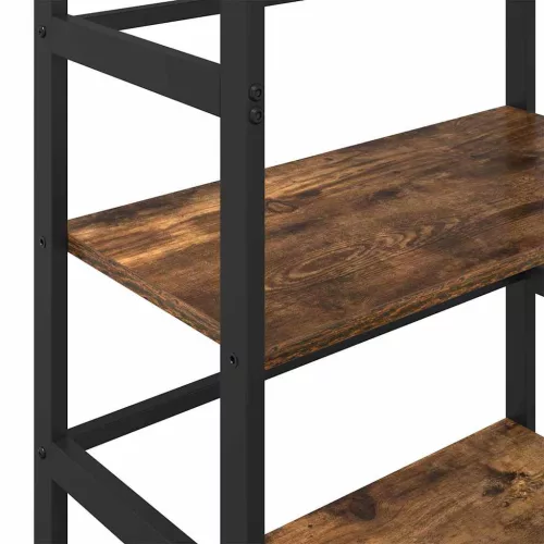  Könyvespolc Füstölt tölgy 60 x 29,5 x 81 cm Faanyag