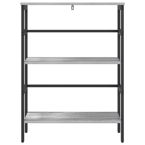  Könyvespolc Szürke Sonoma 60 x 29,5 x 81 cm Faanyag