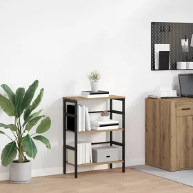  Könyvespolc Artisan tölgy 60 x 29,5 x 81 cm Faanyag