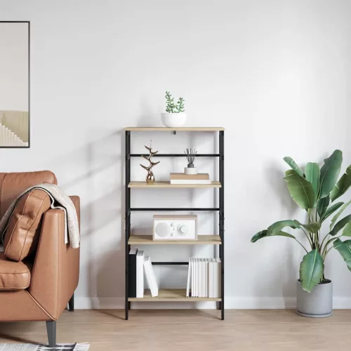  Könyvespolc Sonoma tölgy 60 x 29,5 x 115 cm Faanyag