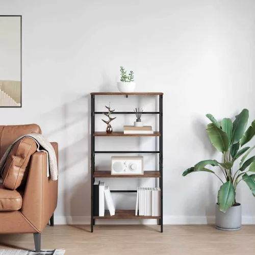  Könyvespolc Füstölt tölgy 60 x 29,5 x 115 cm Faanyag