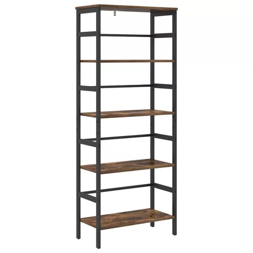  Könyvespolc Füstölt tölgy 60 x 29,5 x 149 cm Faanyag